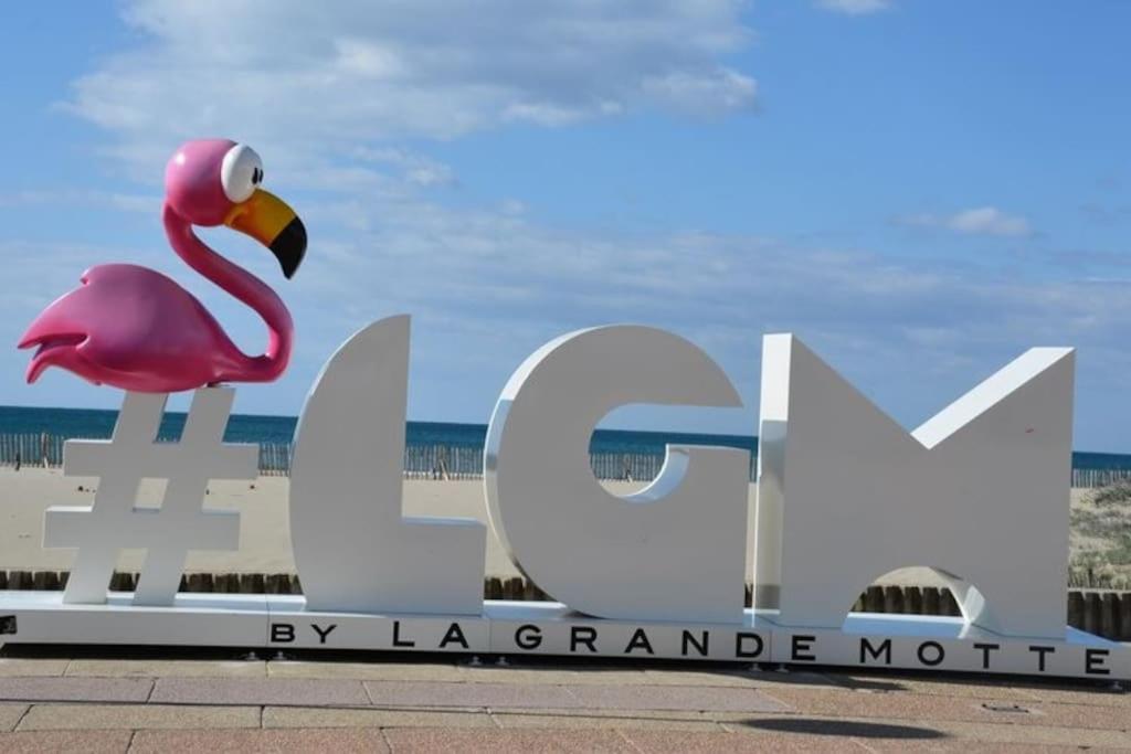 Superbe Studio Au Calme A 8Mn De La Plage La Grande Motte Bagian luar foto